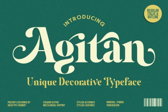 Agitan Font: Elevating Digital Brand Identity