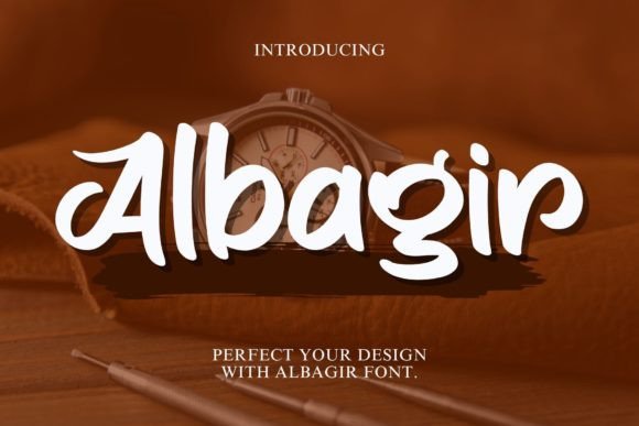 Albagir Font Review: Elegant Display Type for Branding