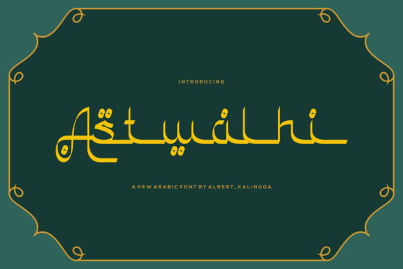 Astwalhi Font: Bold Display Typography for Editorial Design