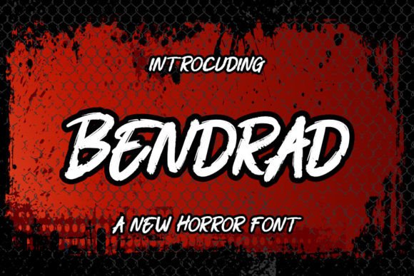 Bendrad Font: Editorial Mood and Display Typography