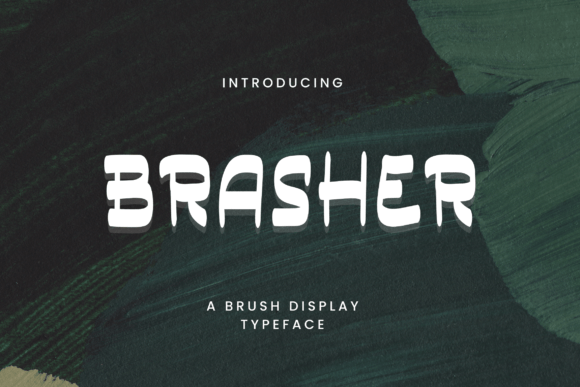 Brasher Font: Bold Brush Typography for Small Business Branding