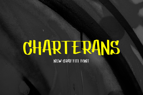Charterans Font: Bold Graffiti Style for Craft Projects
