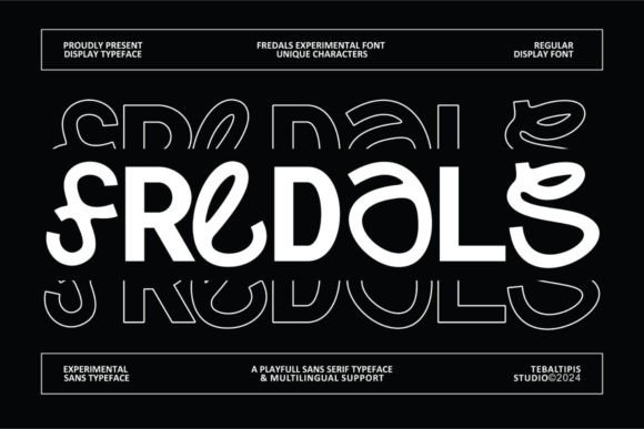 Fredals Font: A Modern Typeface for Brand Identity