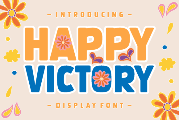 Happy Victory Font: Retro Style for Modern Campaigns