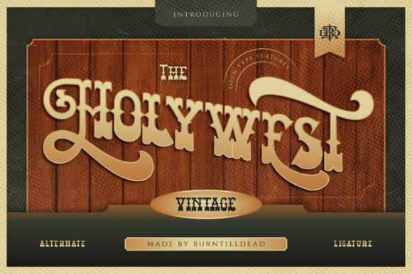 Holywest Font: A Vintage Serif for Editorial Design