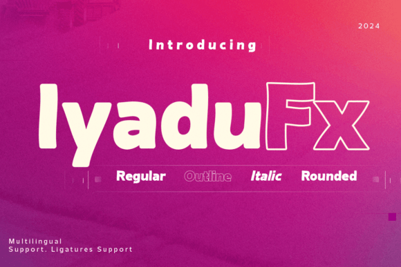 Iyadufx Font: Bold Sans Serif for Editorial Design