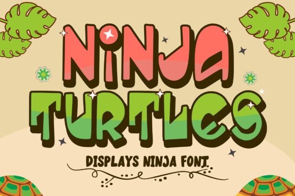 Ninja Turtles Font: A Display Typeface for Natural Branding