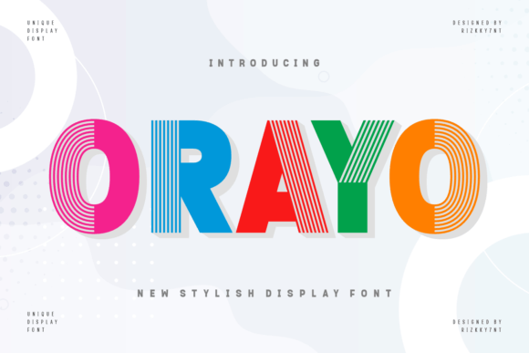 Orayo Font: Elevating Small Business Brand Identity