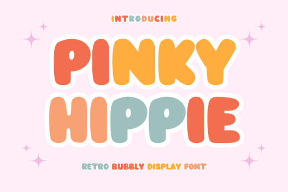 Pinky Hippie Font: A Retro Display Typeface for Branding