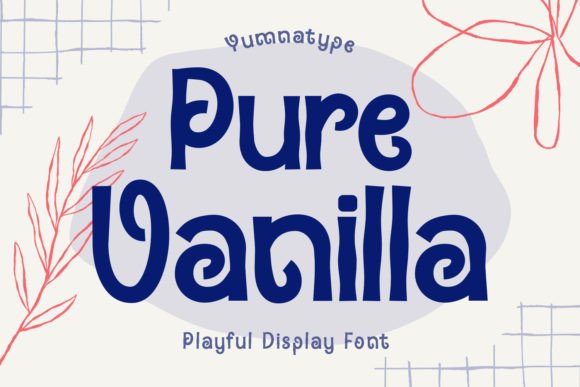 Pure Vanilla Font: Soft Typography for Editorial Design