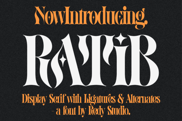 Ratib Font: A Vintage Serif for Modern Branding