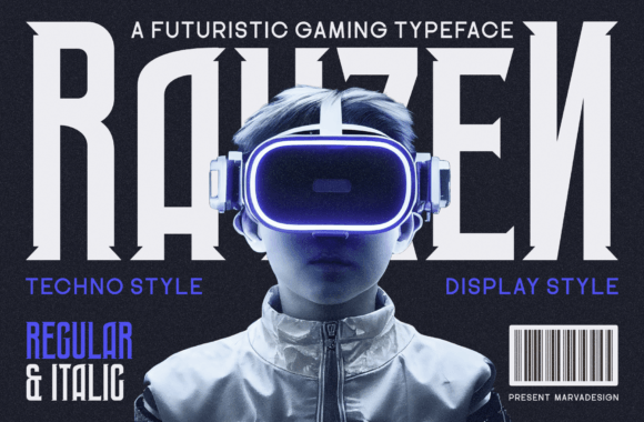Rayzen Font: Testing a Futuristic Serif for Web Design