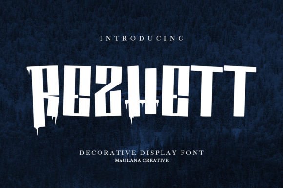 Rezhett Font: Vintage Editorial Character