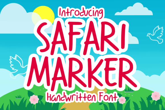Safari Marker Font: Playful Editorial Typography