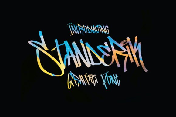 Standerik Font Review: Street Art Style for Campaigns