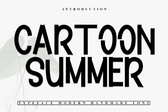 Testing Cartoon Summer Font for Elegant Brand Identity