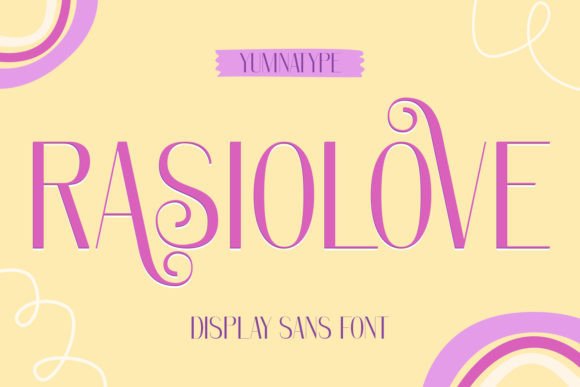 Testing the Rasiolove Font for Modern Brand Identity