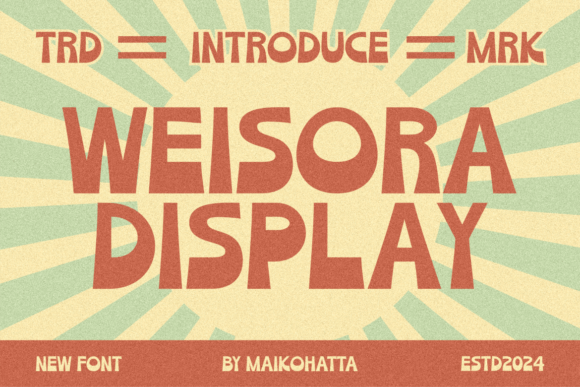 Weisora Font Review: Cheerful Display Type for Campaigns