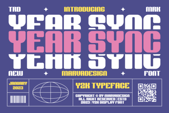 Year Sync Font: Modern Y2K Typography for Digital Campaigns